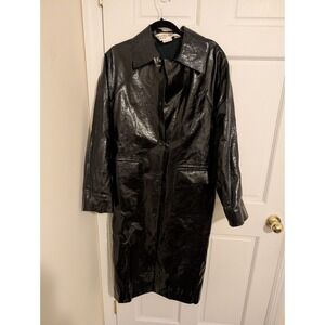 KASSL EDITIONS ZARA limited Edition coated linen leather lining long oversize XS